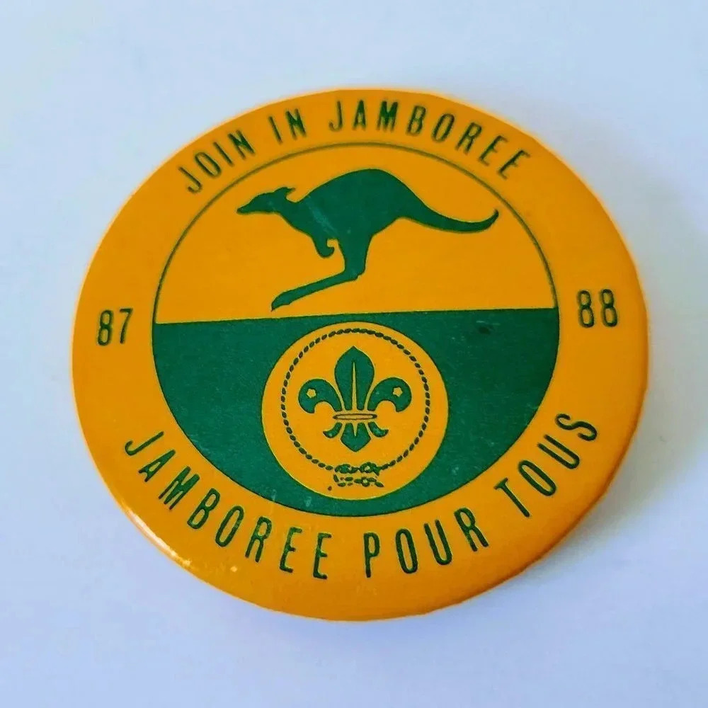 Boy Scouts of America Join In Jamboree Pin 87 88